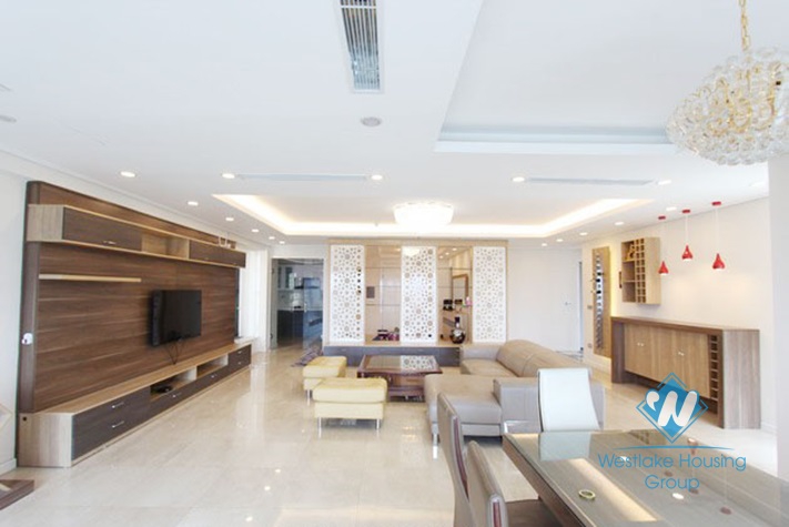 Large size wonderful apartment for rent in Ciputra Compound, Tay Ho, Hanoi